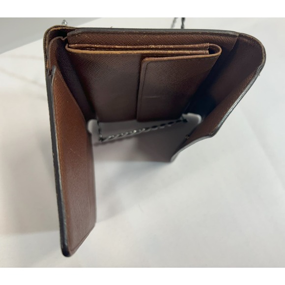 LOUIS VUITTON Monogram Porte Tresor Etui Chequier Wallet M61200 Auth Preowned - Picture 4 of 11